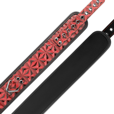 Collana BDSM in metallo e pelle vegana senza nichel | Controllo totale
